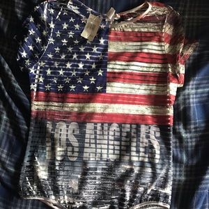 **SOLD**Brand new body suit with American flag